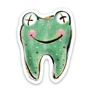 Frog Tooth Sticker