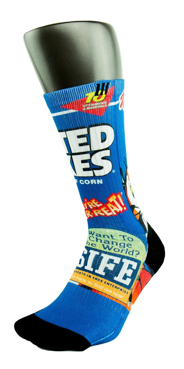 Frosted Flakes CES Custom Socks