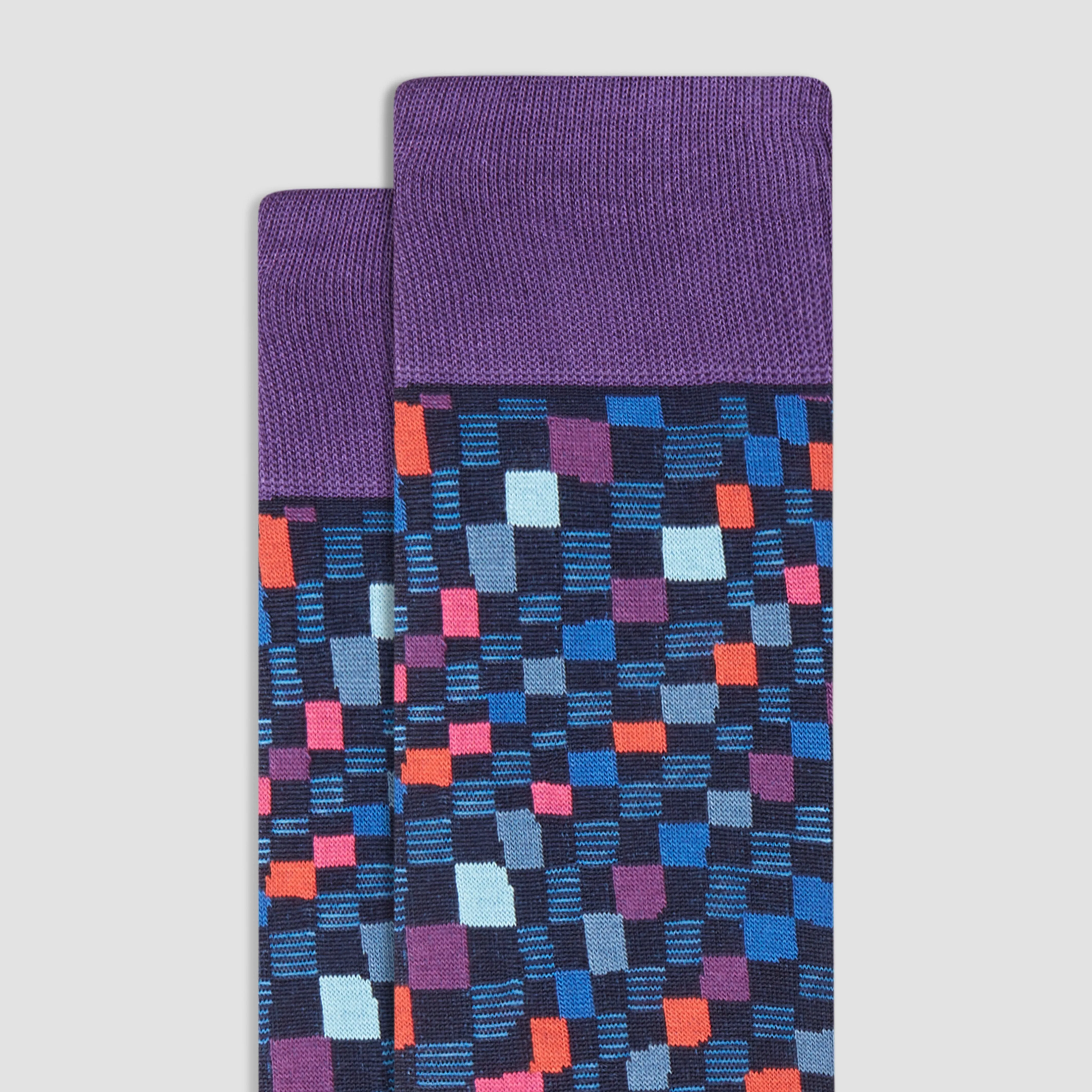 Geometric Mid-Calf Socks