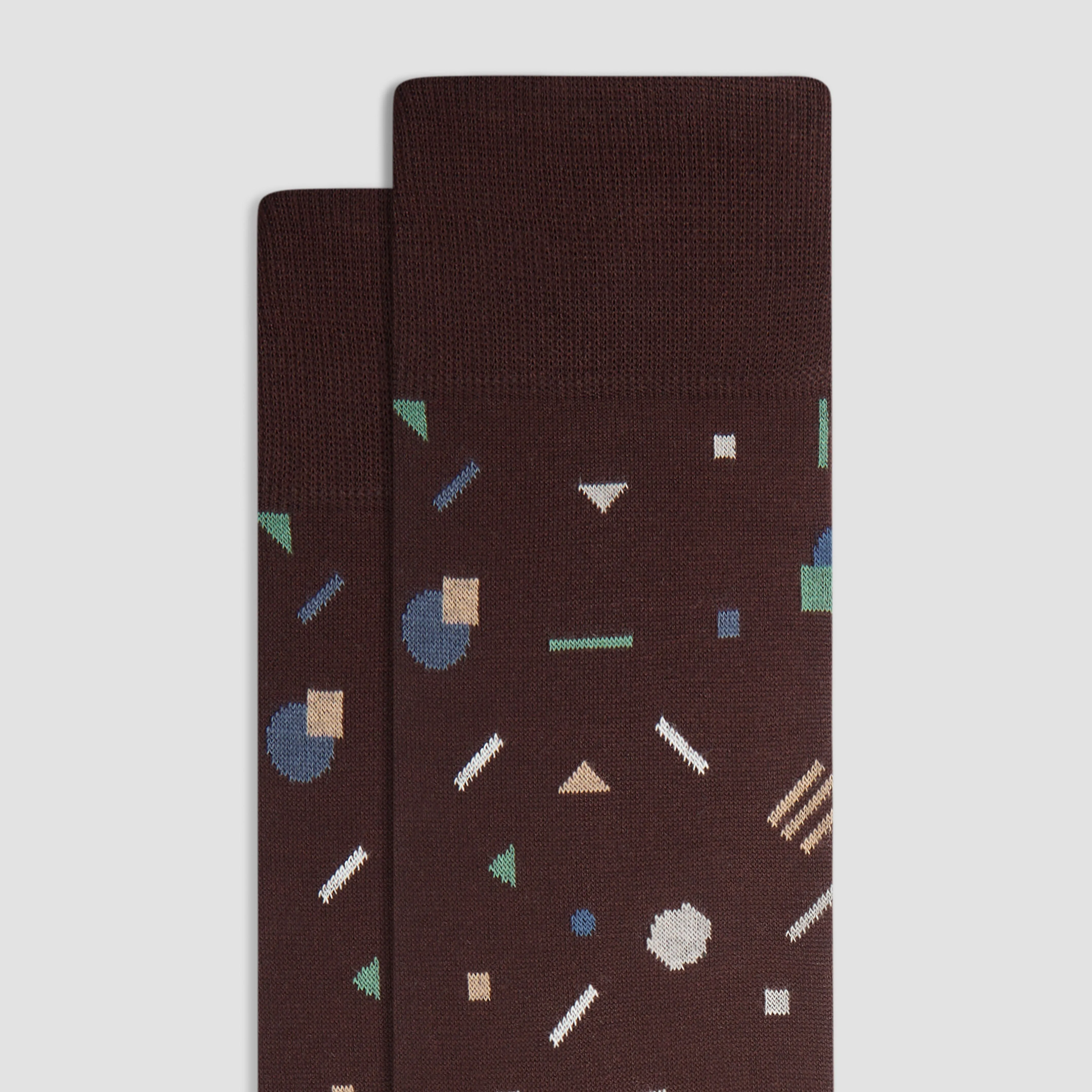 Geometric Mid-Calf Socks