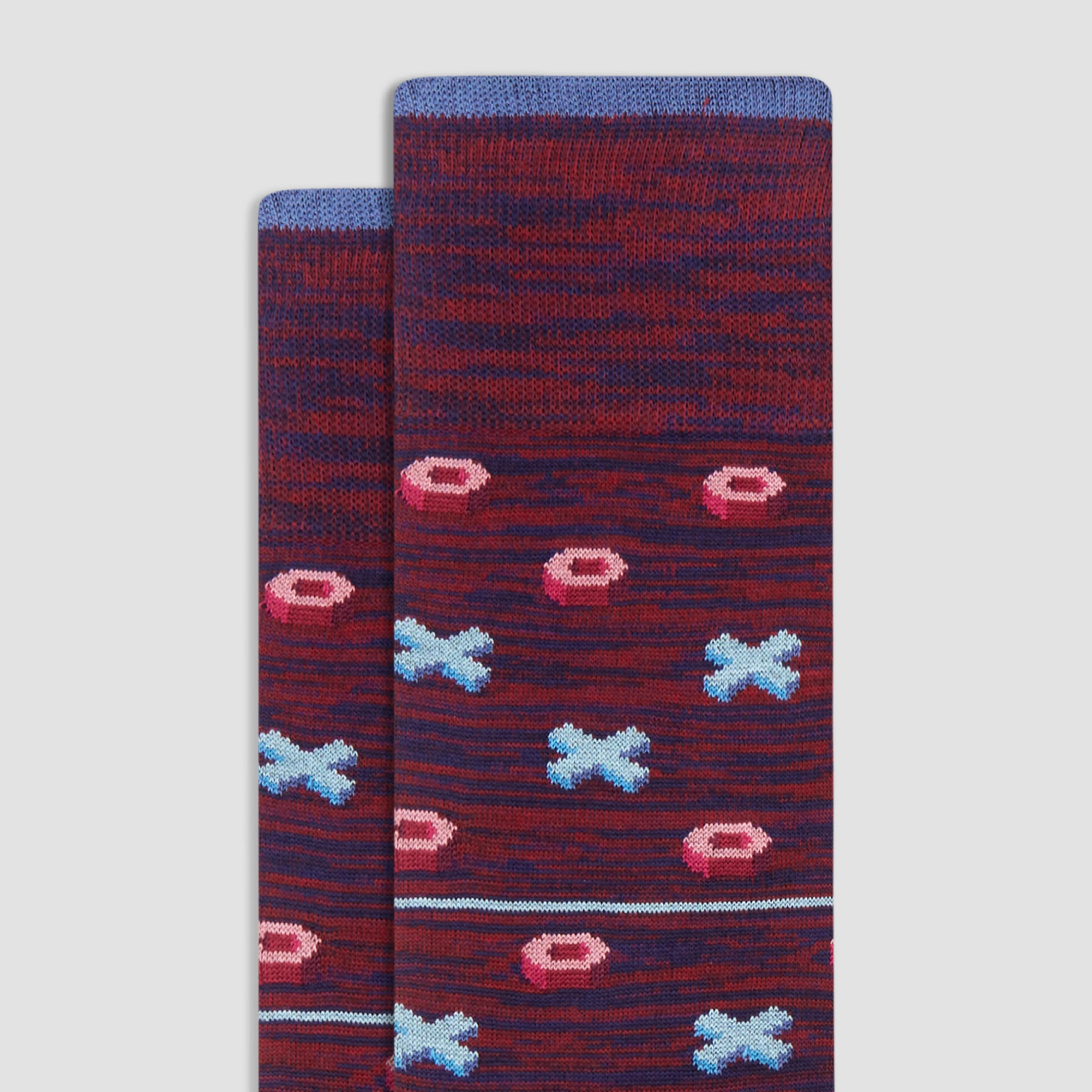 Geometric Mid-Calf Socks