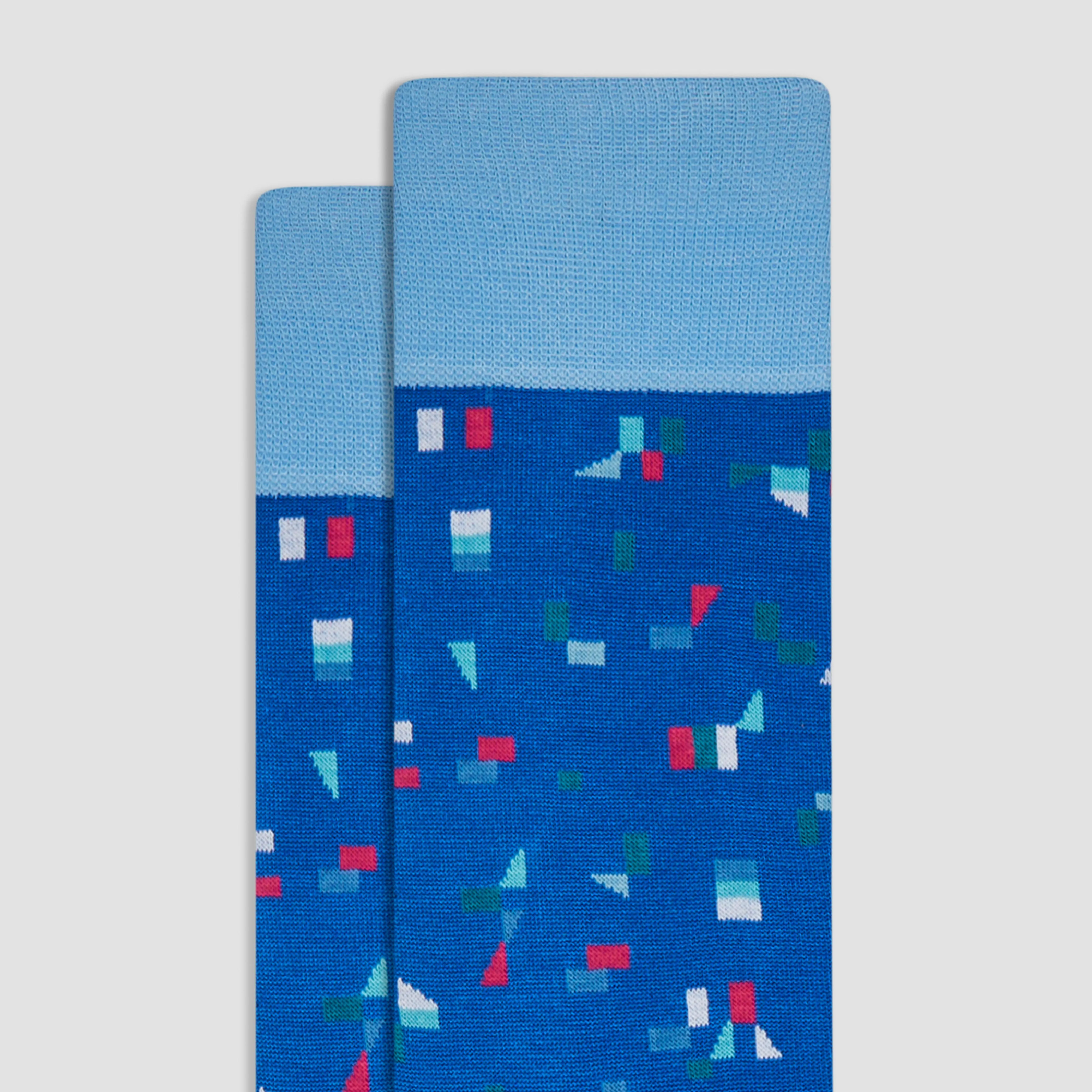 Geometric Mid-Calf Socks