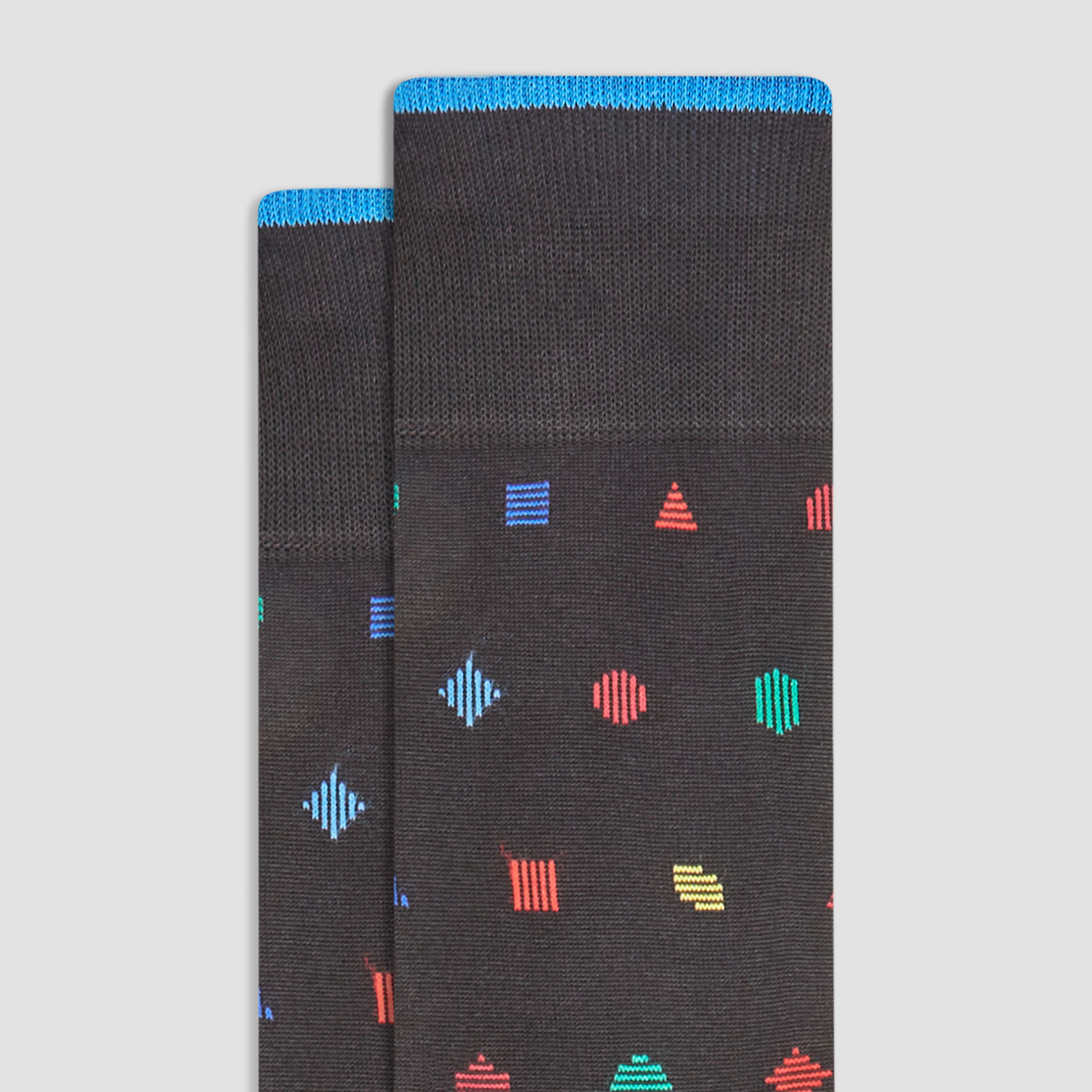 Geometric Mid-Calf Socks