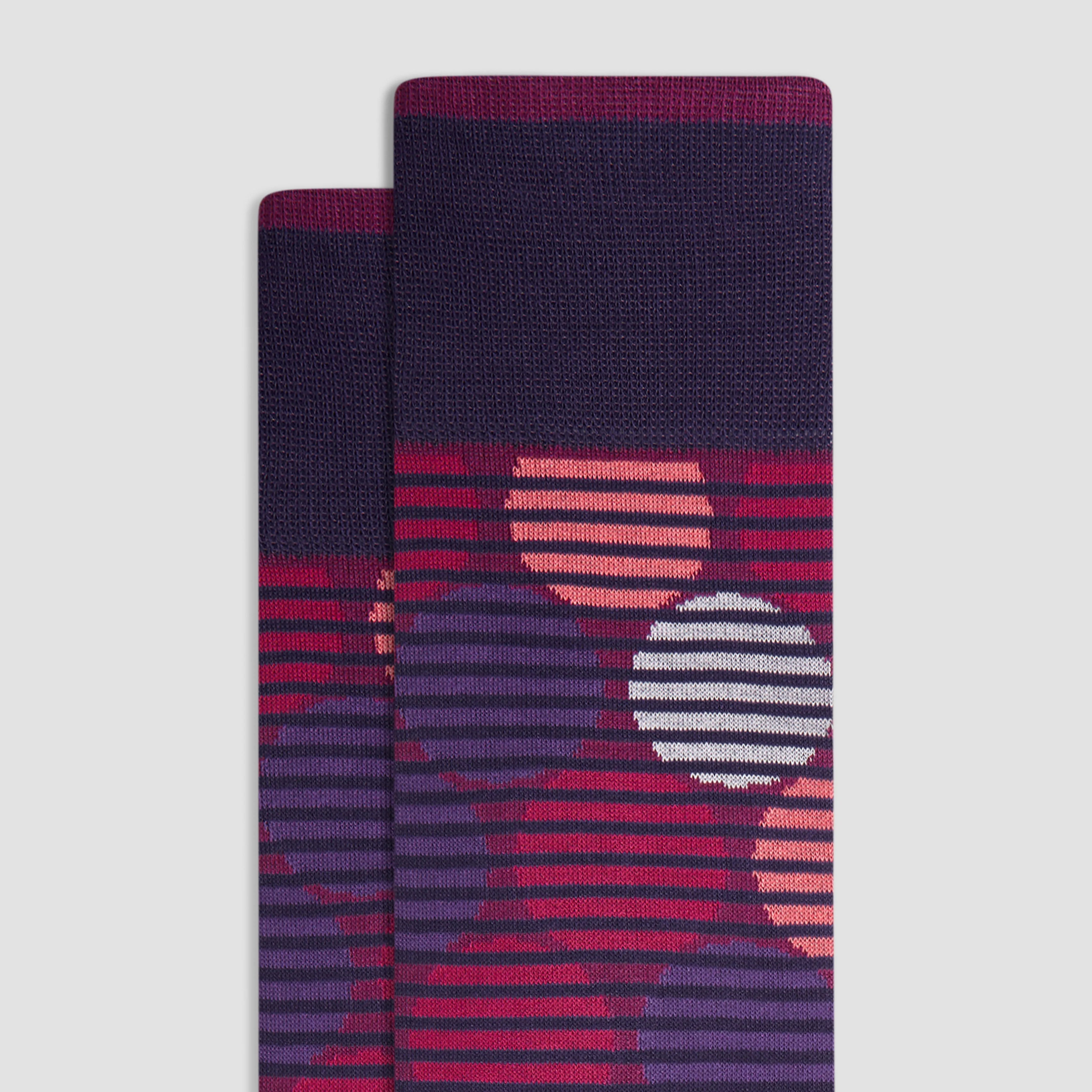 Geometric Mid-Calf Socks