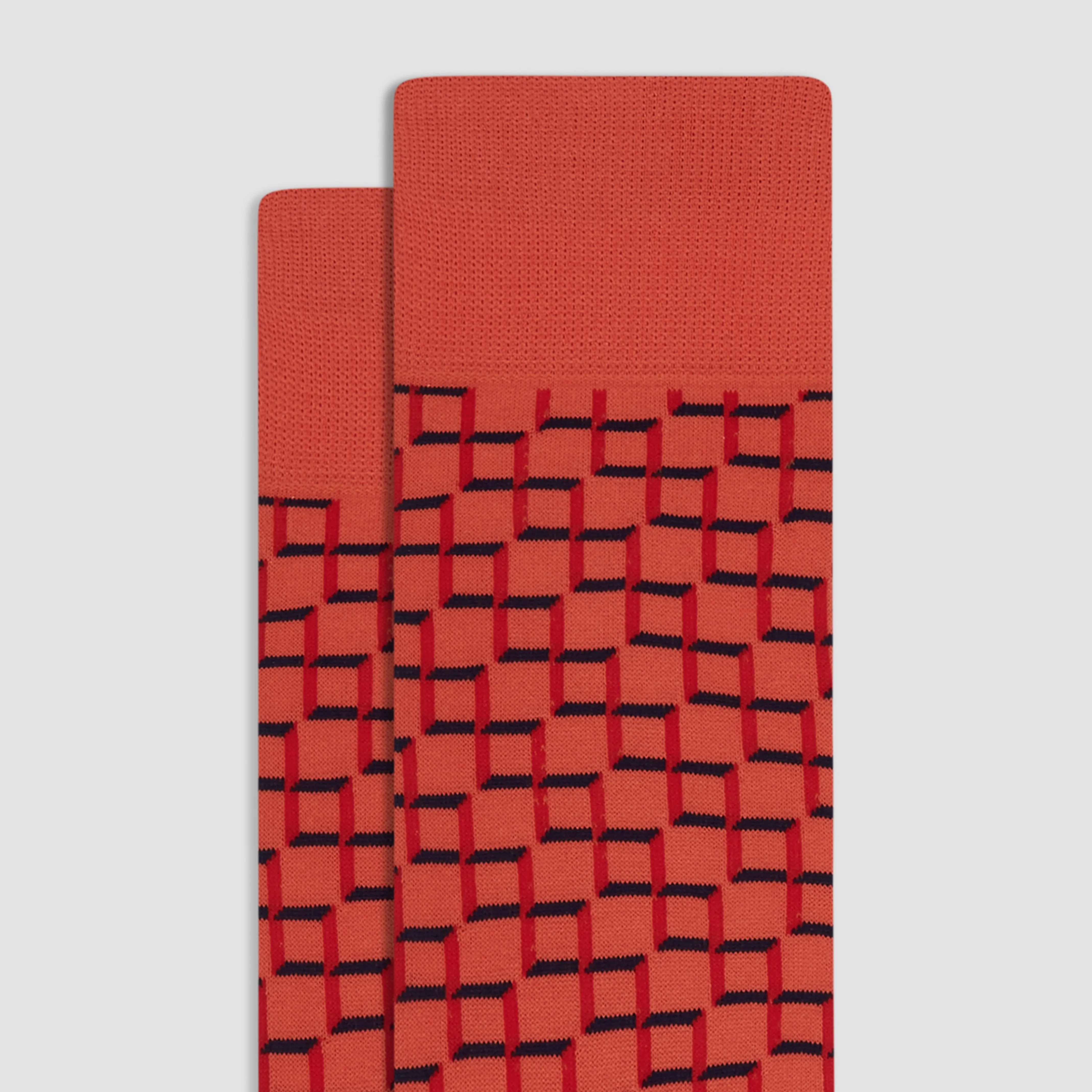 Geometric Mid-Calf Socks
