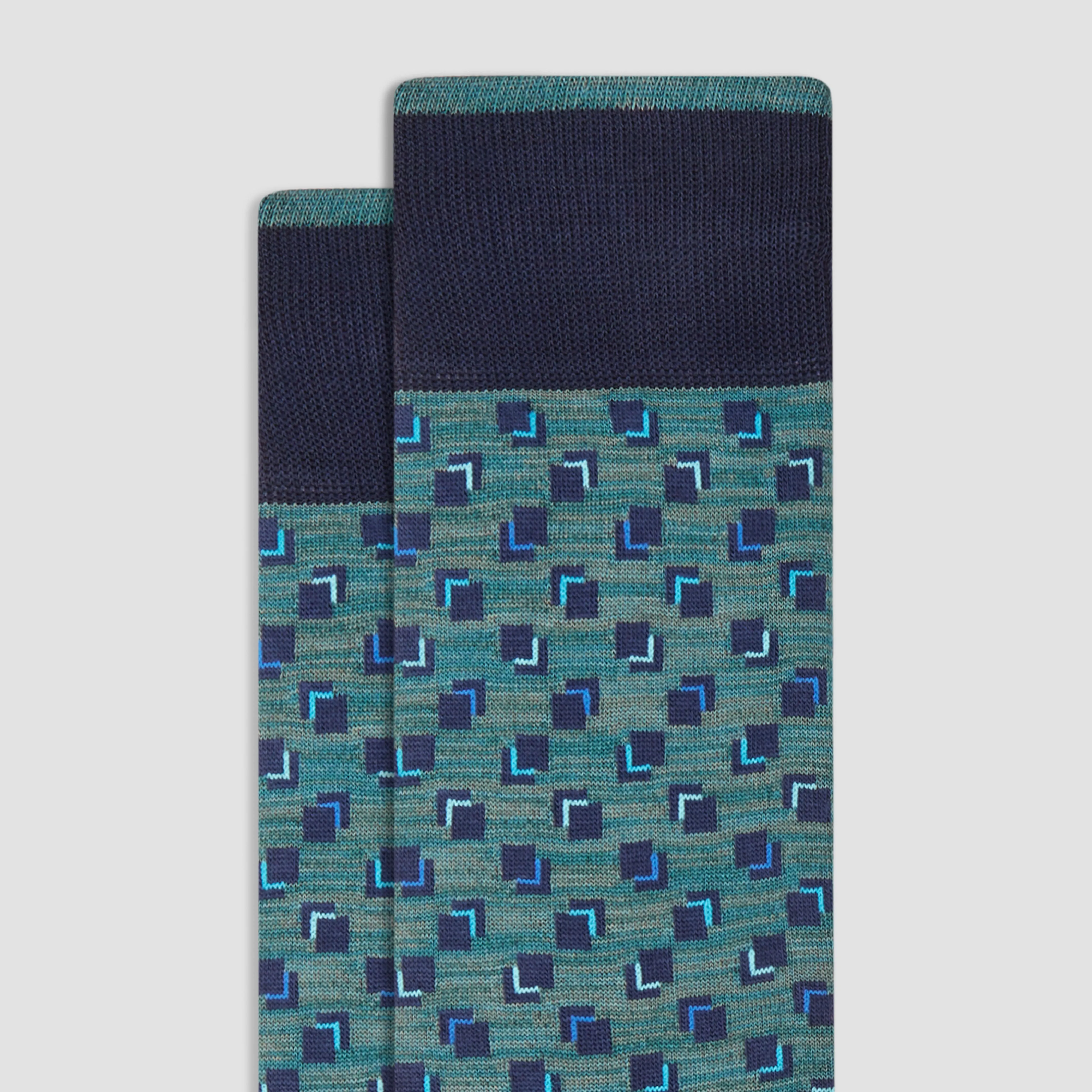 Geometric Mid-Calf Socks