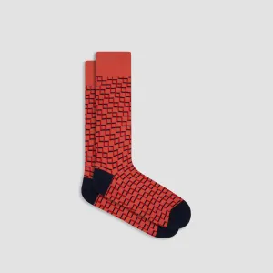 Geometric Mid-Calf Socks