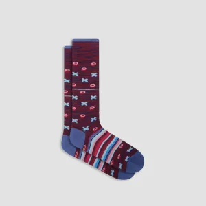 Geometric Mid-Calf Socks