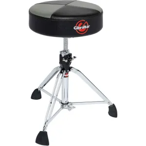 Gibraltar 9600 Series Double Braced Pro Round Drum Throne in Black & Grey