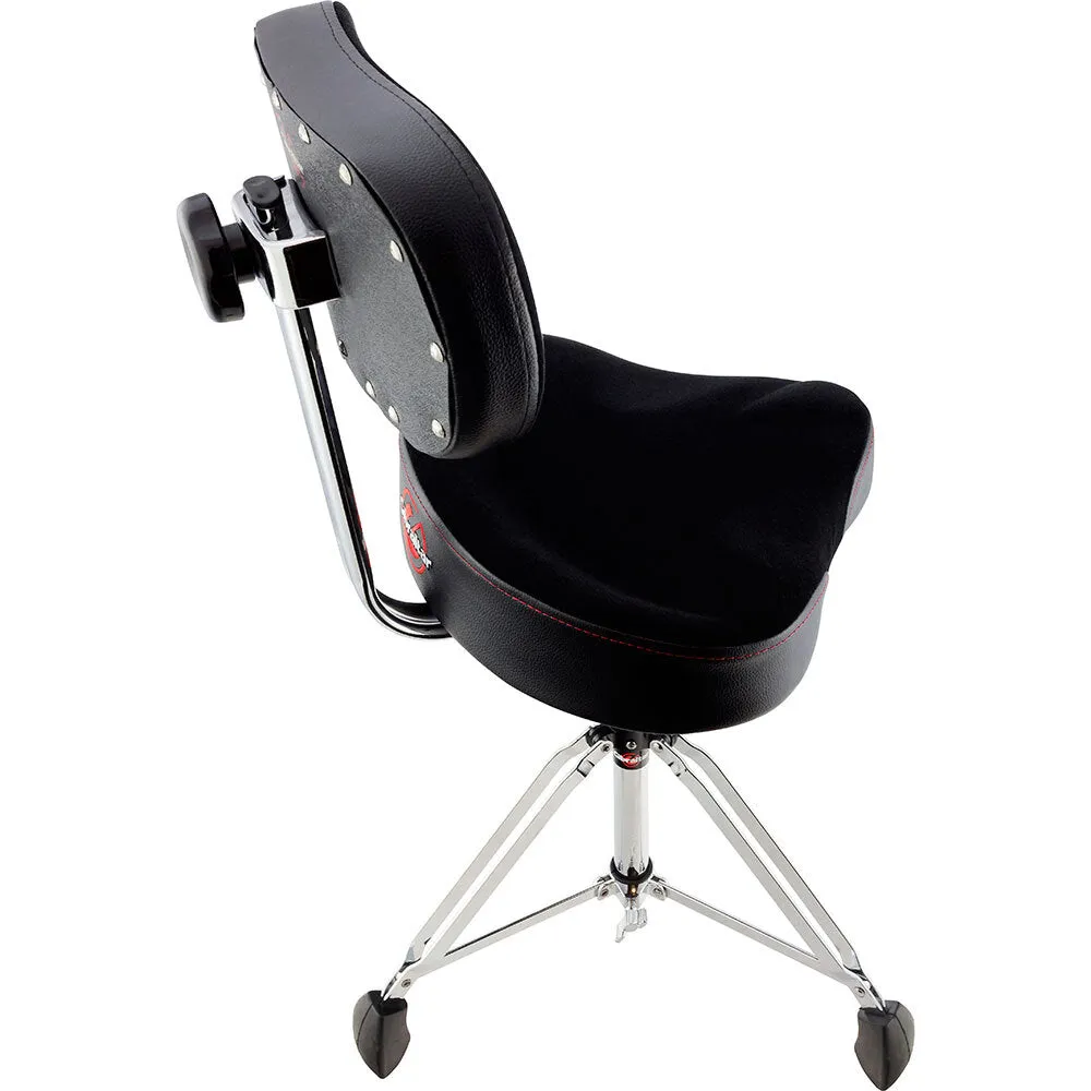 Gibraltar 9600 Series Drum Throne with Cordura Motostyle Seat & Adjustable Backrest