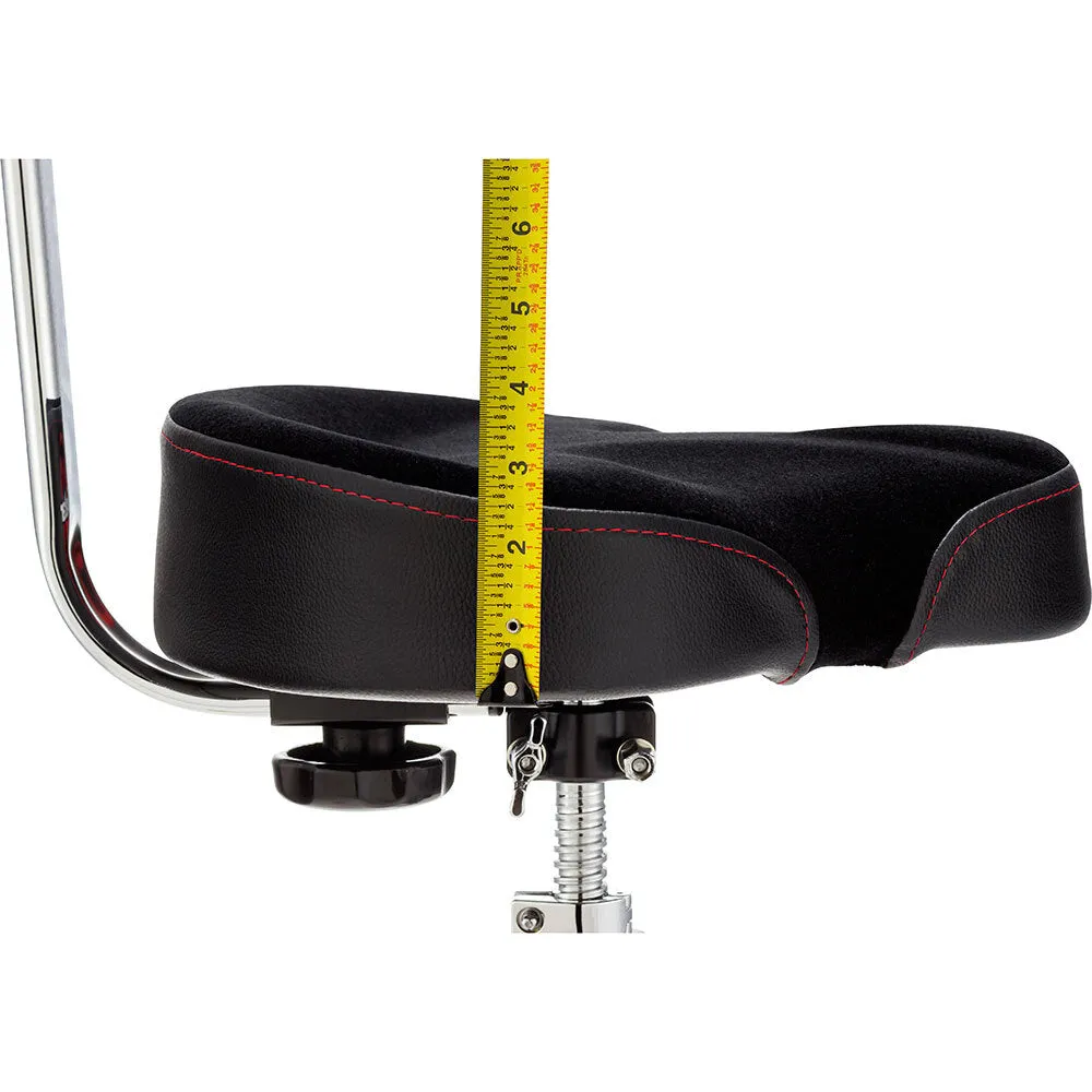 Gibraltar 9600 Series Drum Throne with Cordura Motostyle Seat & Adjustable Backrest