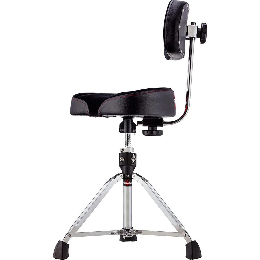 Gibraltar 9600 Series Drum Throne with Cordura Motostyle Seat & Adjustable Backrest