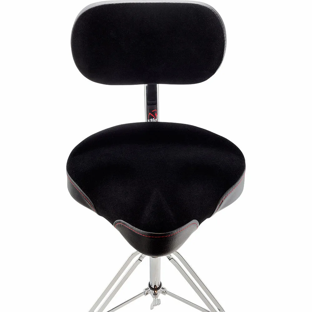 Gibraltar 9600 Series Drum Throne with Cordura Motostyle Seat & Adjustable Backrest