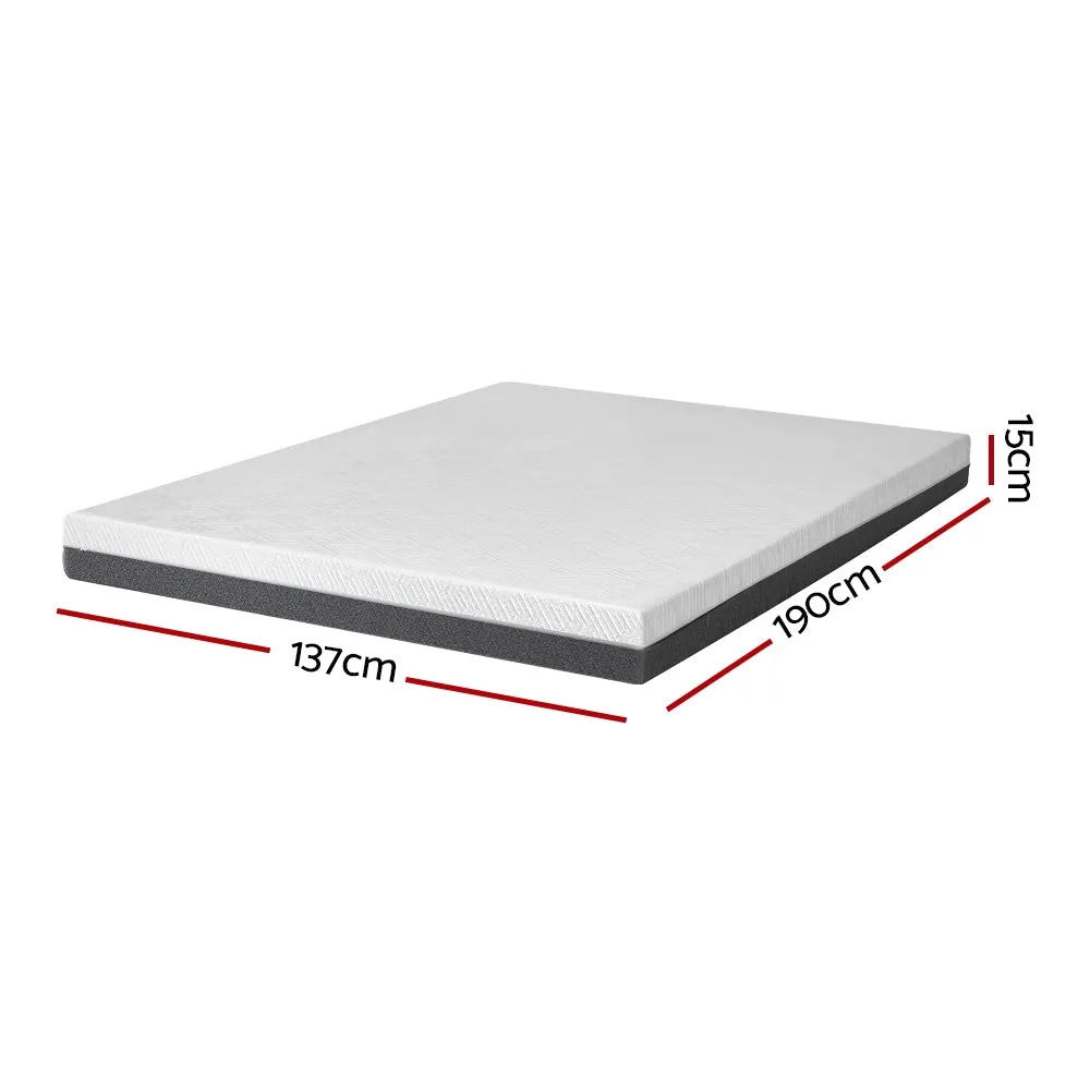 Giselle Bedding Memory Foam Mattress Bed Cool Gel Non Spring Comfort Double 15cm