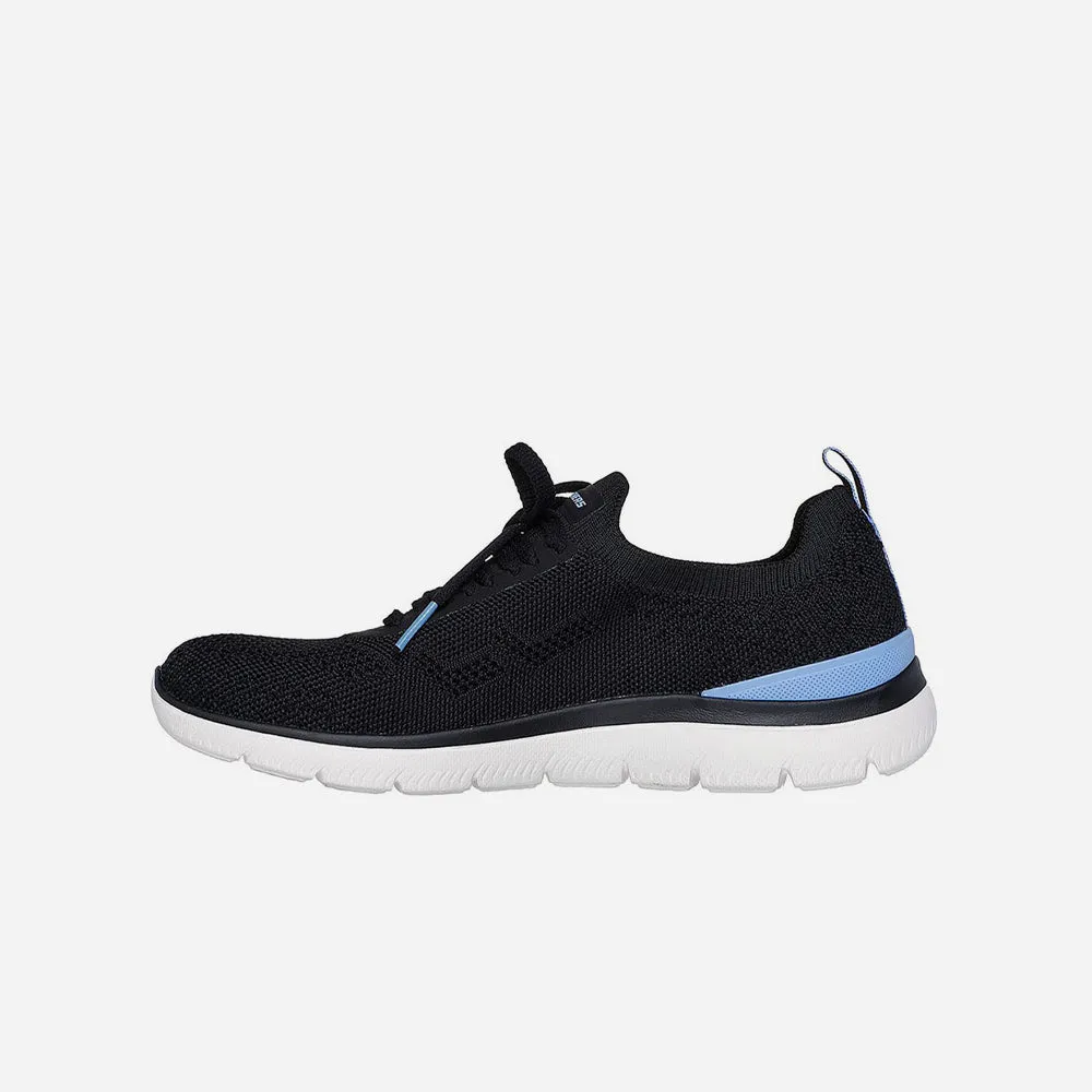 Giày Sneaker Nữ Skechers Summits - Đen