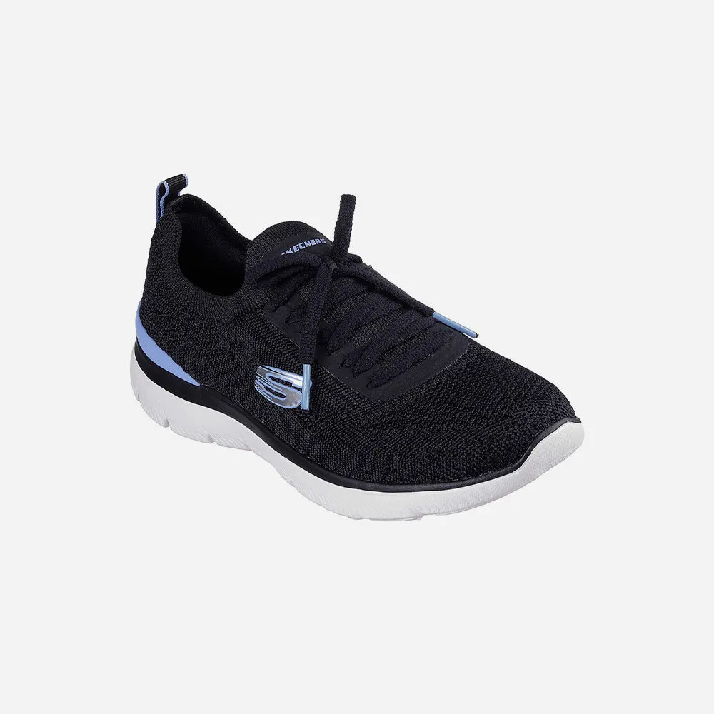 Giày Sneaker Nữ Skechers Summits - Đen