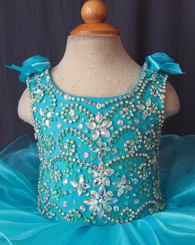 Glitz Infant/toddler/baby/children/kids Girl's Pageant Dress  1~4T G110