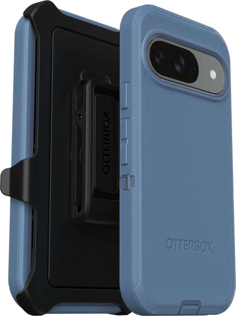 Google Pixel 9/9 Pro Otterbox Defender Series Case - Blue - Baby Blue Jeans