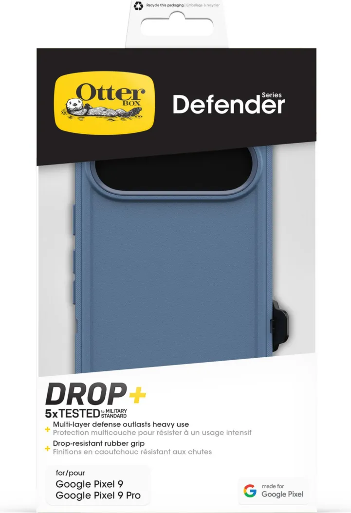 Google Pixel 9/9 Pro Otterbox Defender Series Case - Blue - Baby Blue Jeans