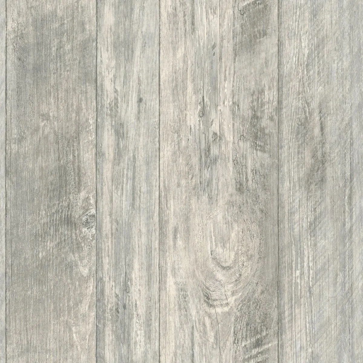 Grey Rustic Wood Wallpaper  (56 SqFt)