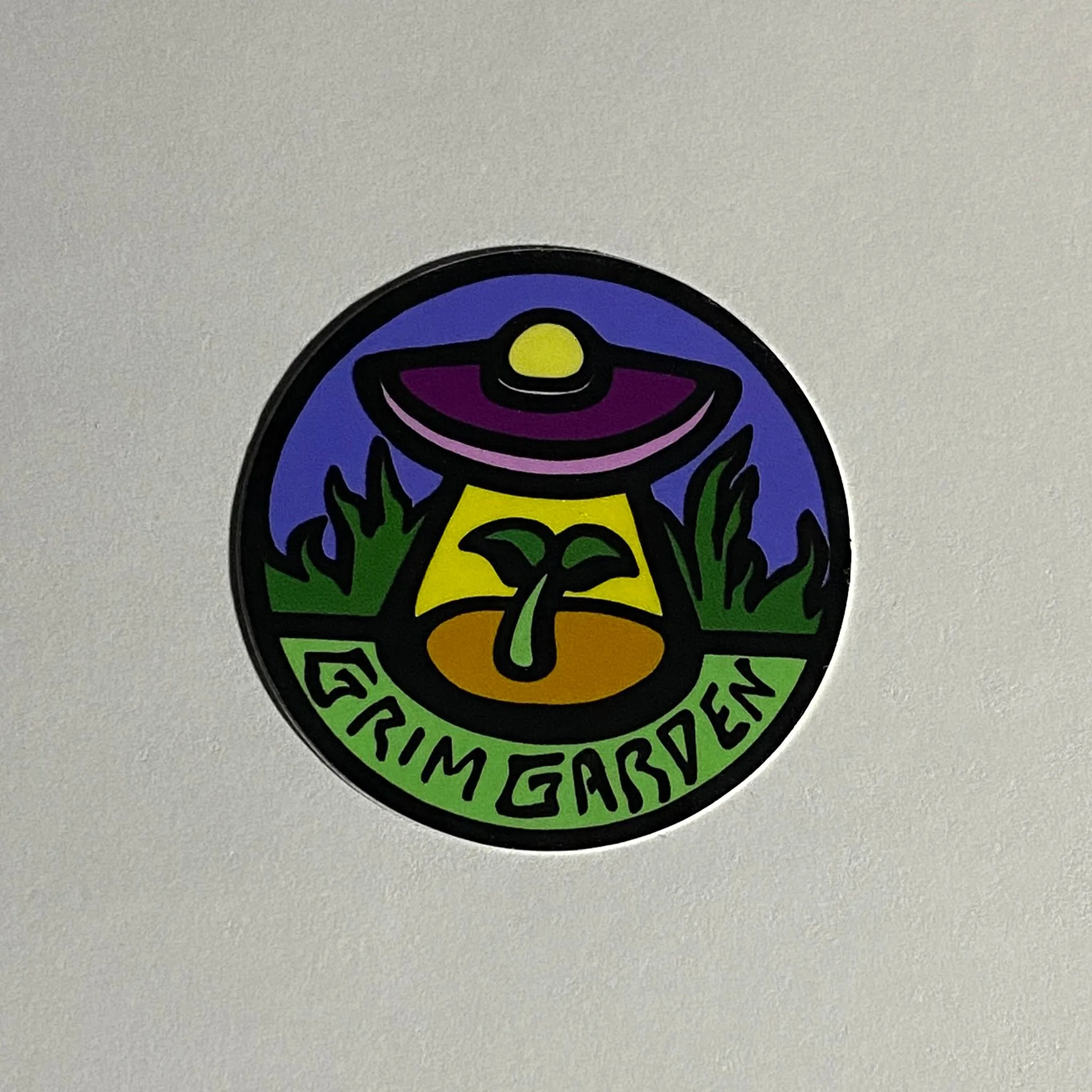 Grim Garden OG Logo Sticker - "Gloomsday"