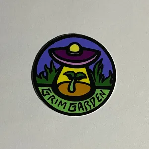 Grim Garden OG Logo Sticker - "Gloomsday"