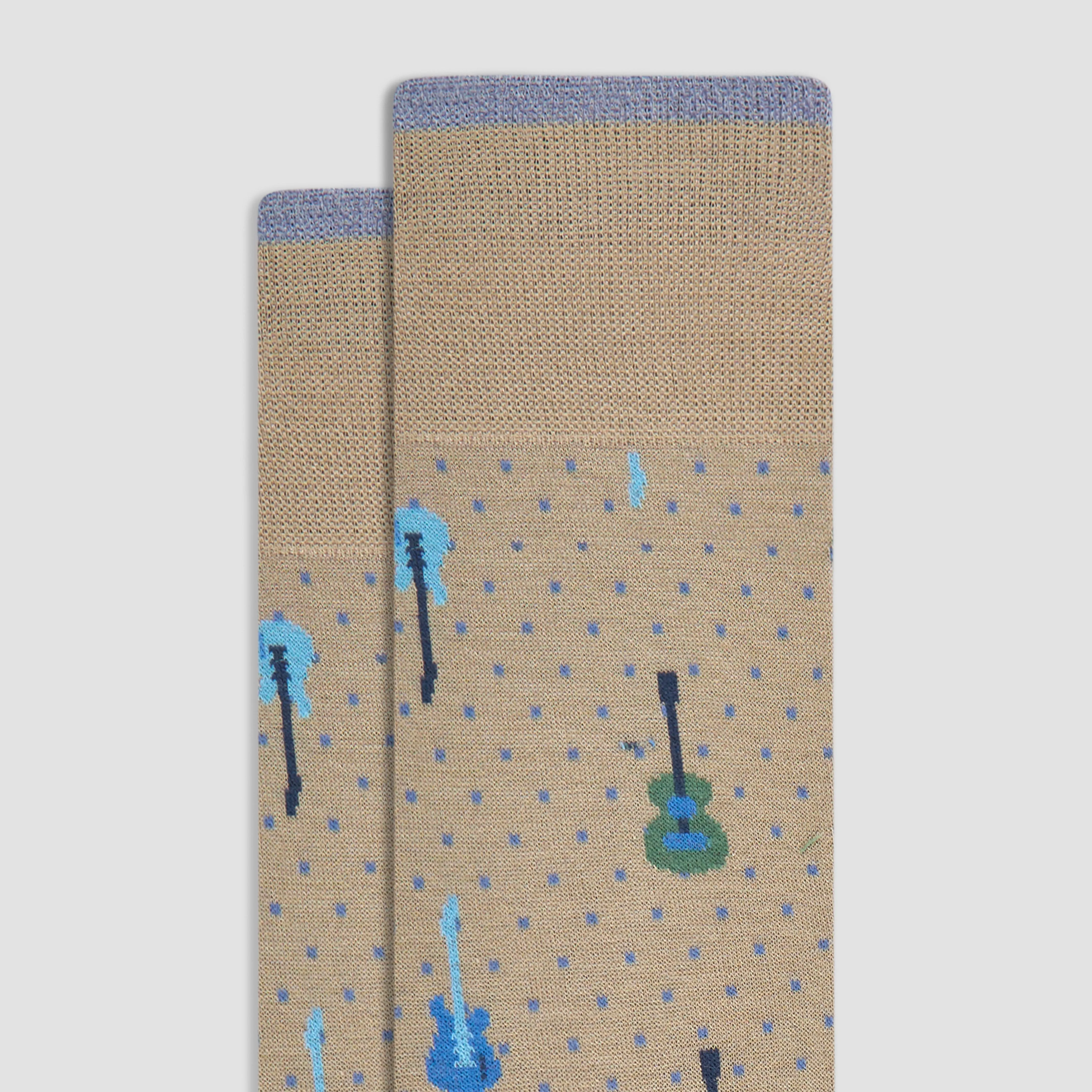 Guitar Mid-Calf Socks