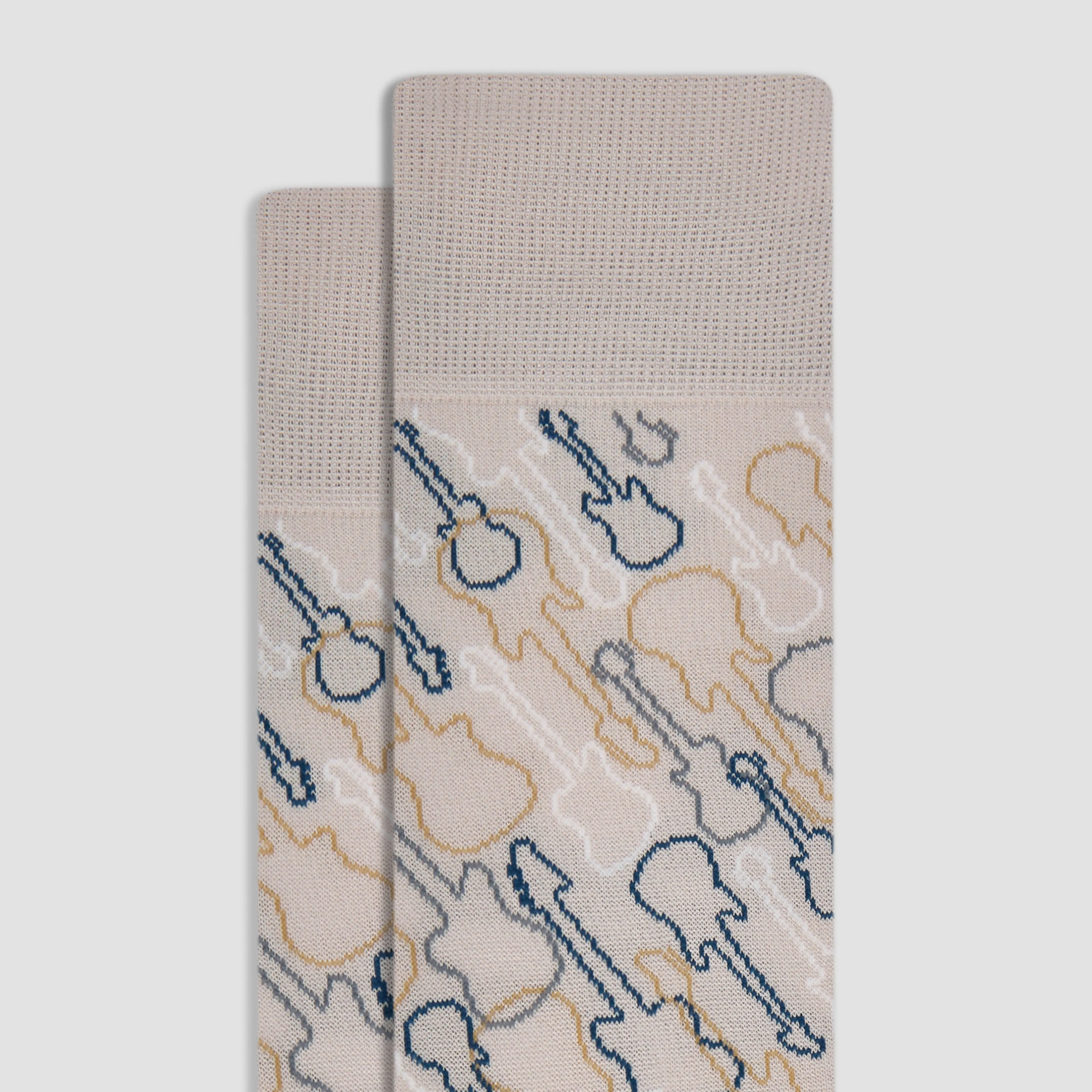 Guitar Mid-Calf Socks