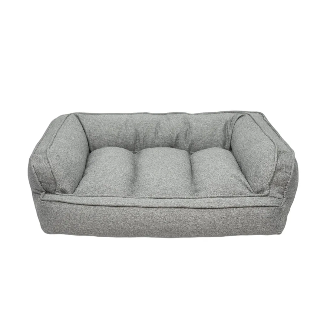Hartz Bolster Pet Bed Tucker Murphy Pet™ Color: Drizzle Light Gray Size: Large (48" W x 37' D x 14" H)