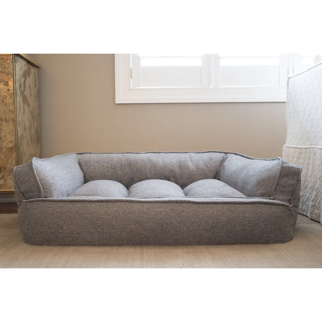Hartz Bolster Pet Bed Tucker Murphy Pet™ Color: Drizzle Light Gray Size: Large (48" W x 37' D x 14" H)