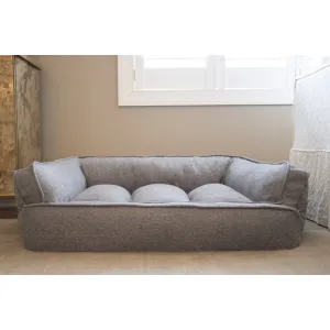Hartz Bolster Pet Bed Tucker Murphy Pet™ Color: Drizzle Light Gray Size: Large (48" W x 37' D x 14" H)