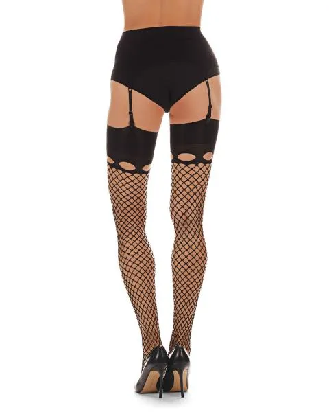Hide and Seek Fishnet Stocking - Black -