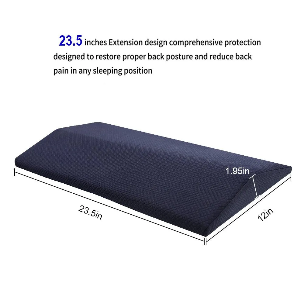 Homlly Memory Foam Sleeping Pillow for Lower Back Pain