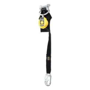 Honeywell TurboLite™ Flash Aerial Lift Series Fall Limiter, 4.5 ft, Single, Alum Snap Hook, Quick-Connect, 420 lb, MFLAFA-11/4.5FT