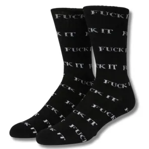 HUF FUCK IT SOCK - BLACK
