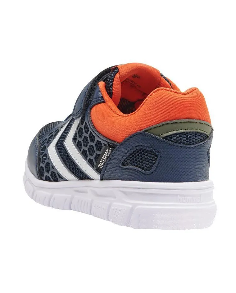 Hummel Black Iris Crosslite Mid Junior Trainers