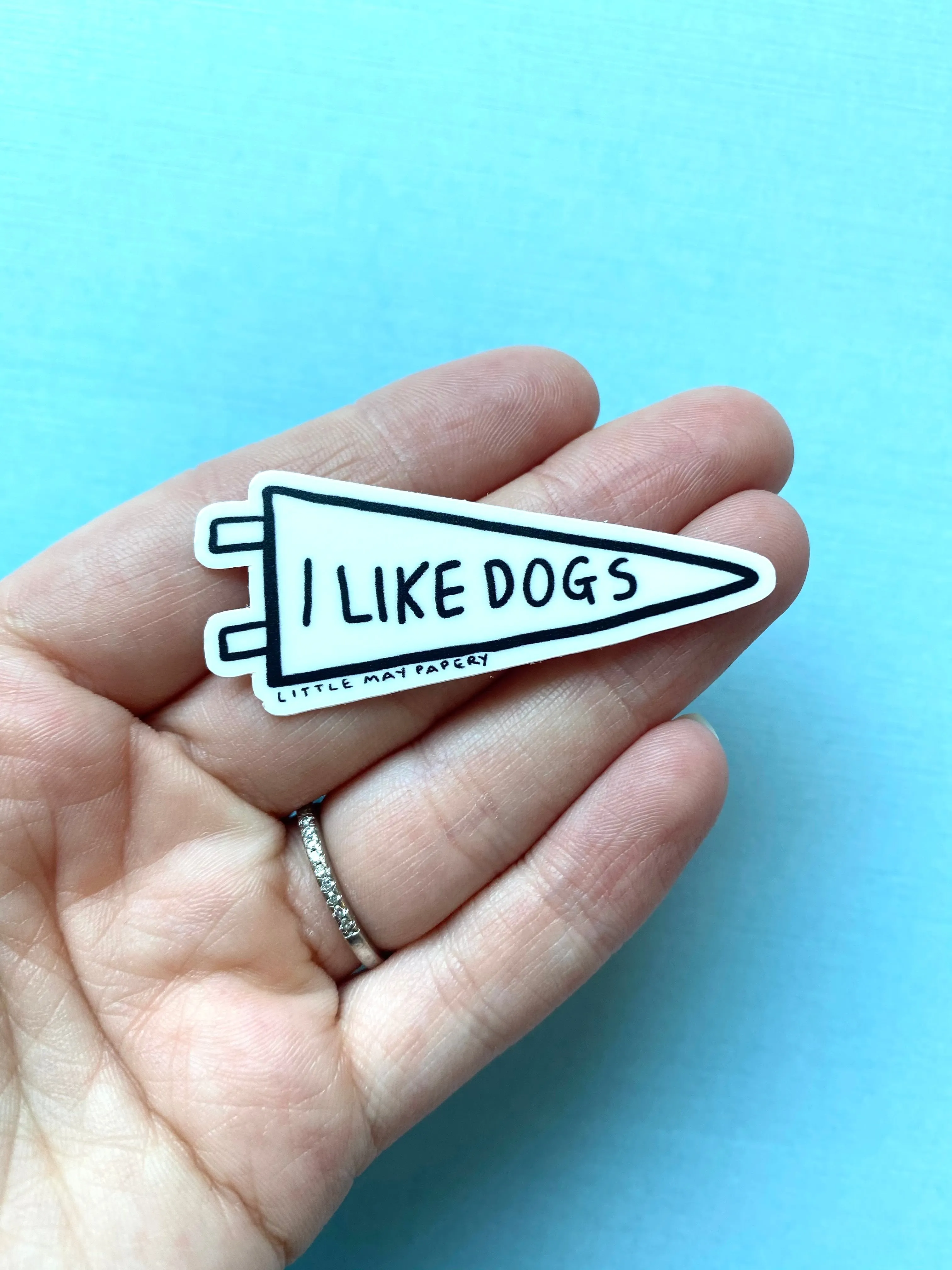 I Like Dogs Vinyl Sticker
