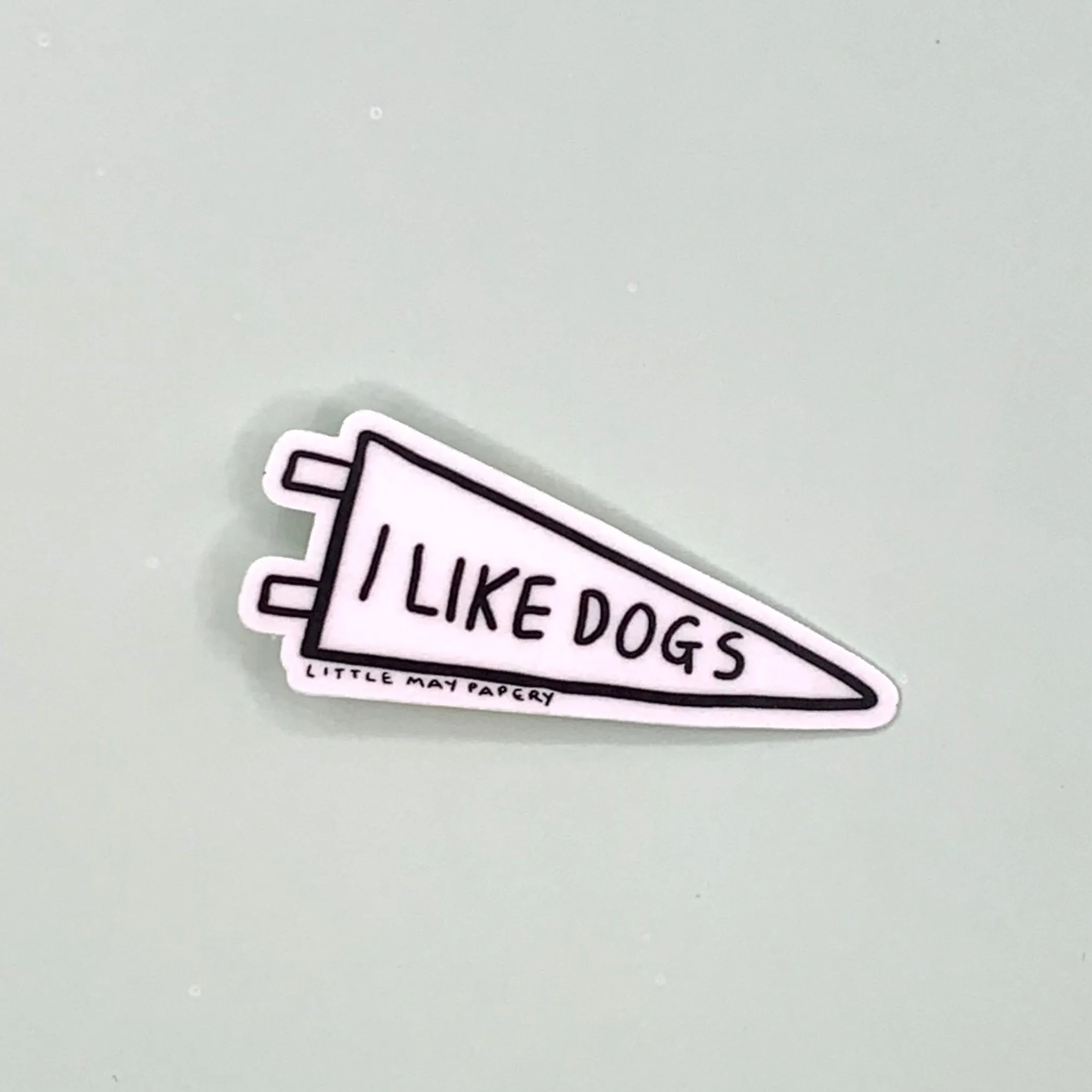 I Like Dogs Vinyl Sticker