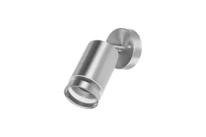 Integral ILDED053 Outdoor Stainless Steel Adjustable GU10 IP65 Wall Spotlight Steel