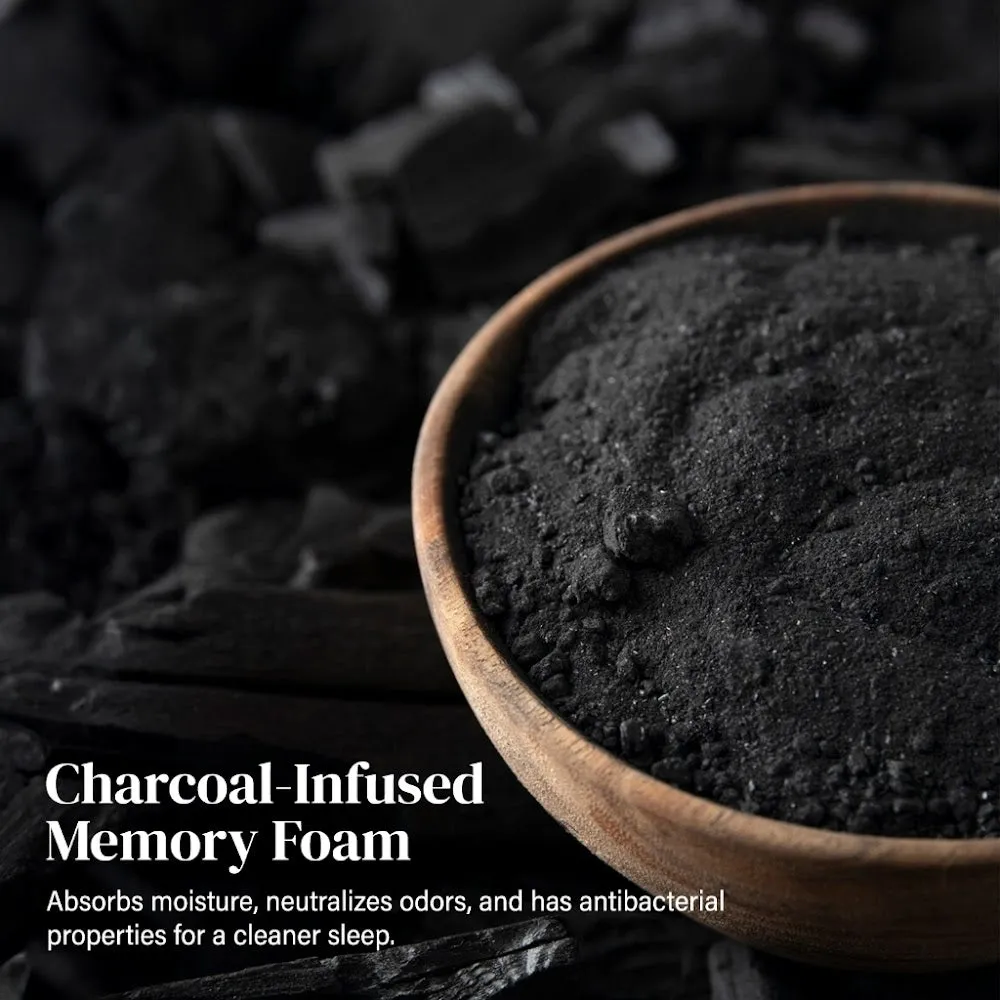 Intero Charcoal Memory Foam Sensation Pillow
