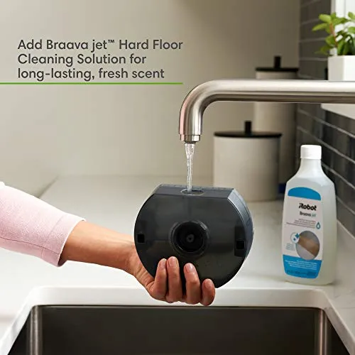 iRobot Braava Jet M6 (6110) Ultimate Robot Mop- Wi-Fi Connected, Precision Jet Spray, Smart Mapping, Works with Alexa, Ideal for Multiple Rooms, Recharges and Resumes