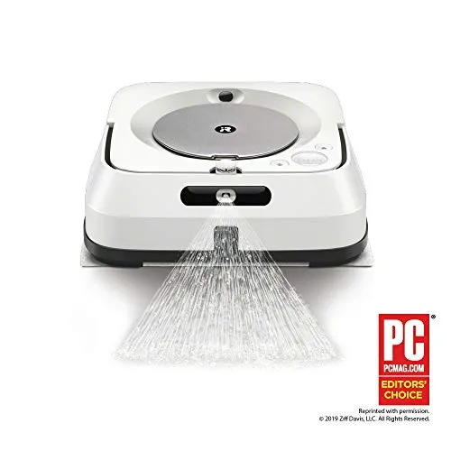 iRobot Braava Jet M6 (6110) Ultimate Robot Mop- Wi-Fi Connected, Precision Jet Spray, Smart Mapping, Works with Alexa, Ideal for Multiple Rooms, Recharges and Resumes