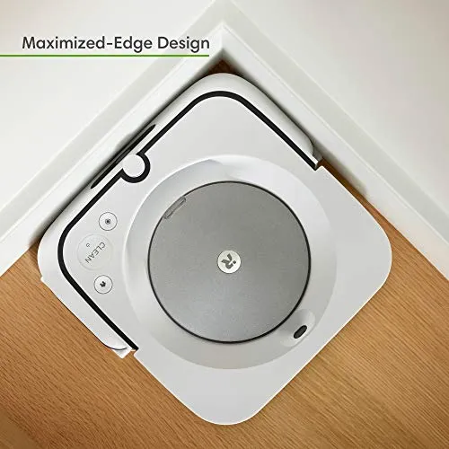 iRobot Braava Jet M6 (6110) Ultimate Robot Mop- Wi-Fi Connected, Precision Jet Spray, Smart Mapping, Works with Alexa, Ideal for Multiple Rooms, Recharges and Resumes