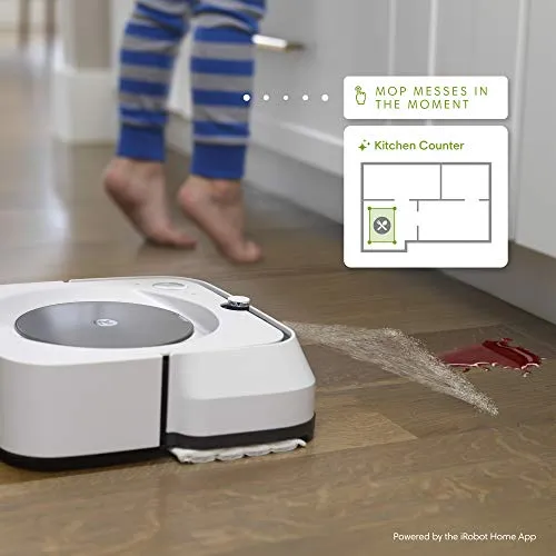 iRobot Braava Jet M6 (6110) Ultimate Robot Mop- Wi-Fi Connected, Precision Jet Spray, Smart Mapping, Works with Alexa, Ideal for Multiple Rooms, Recharges and Resumes