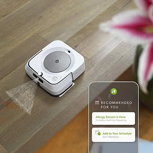 iRobot Braava Jet M6 (6110) Ultimate Robot Mop- Wi-Fi Connected, Precision Jet Spray, Smart Mapping, Works with Alexa, Ideal for Multiple Rooms, Recharges and Resumes