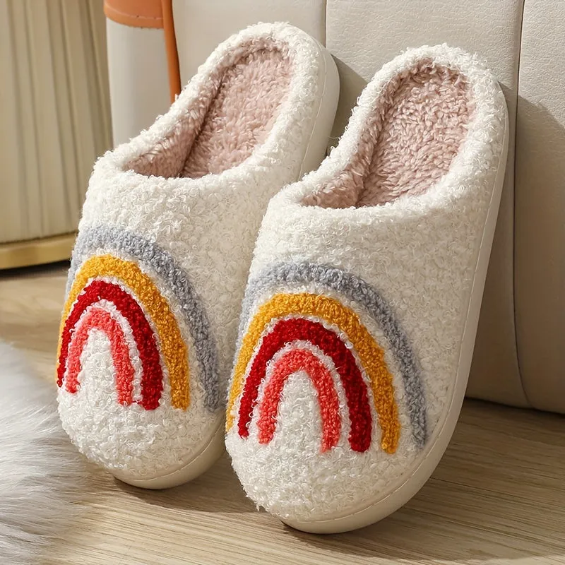 Isabelle - Hartspatroon Pluche Pantoffels, Warme Gezellige Slip-ons