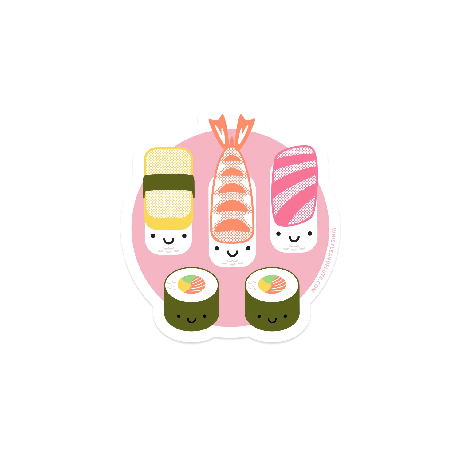 Kawaii Sushi Sticker