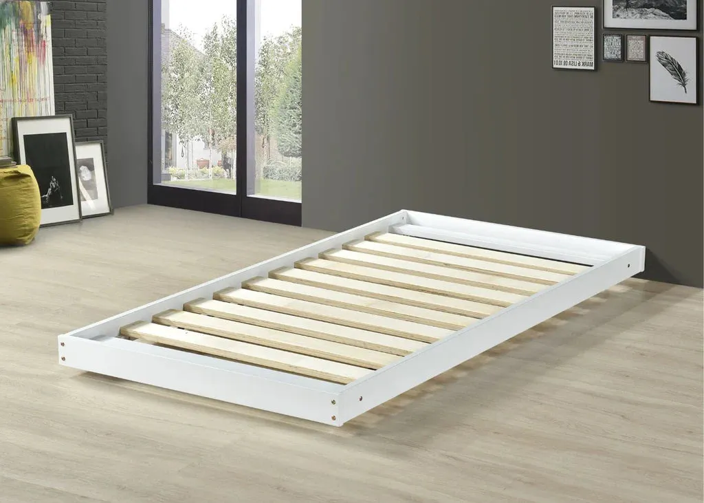 Kelling HD Bunk Bed (White) with Mattresses Bundle