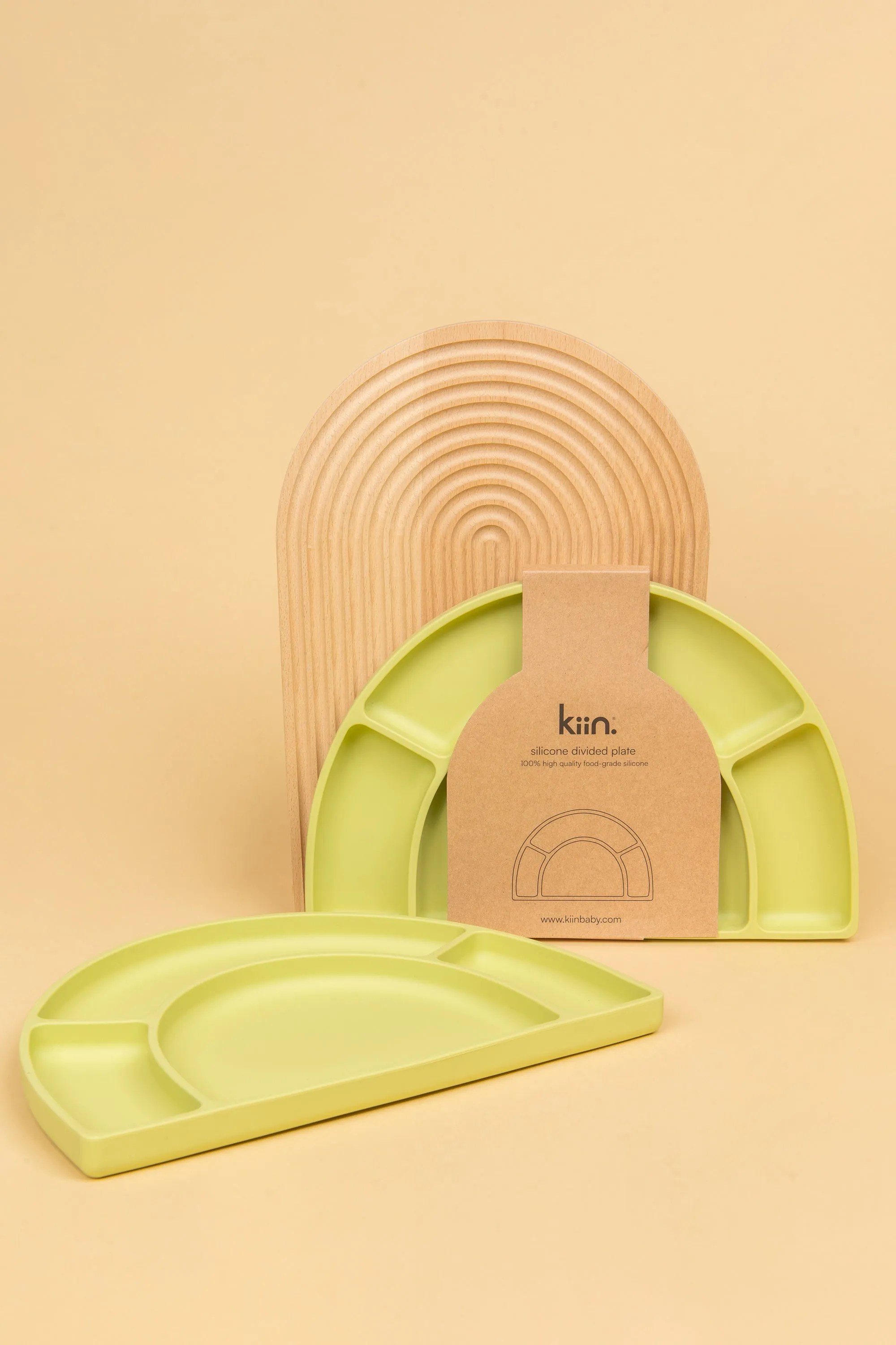 Kiin Silicone Divided Plates - Assorted