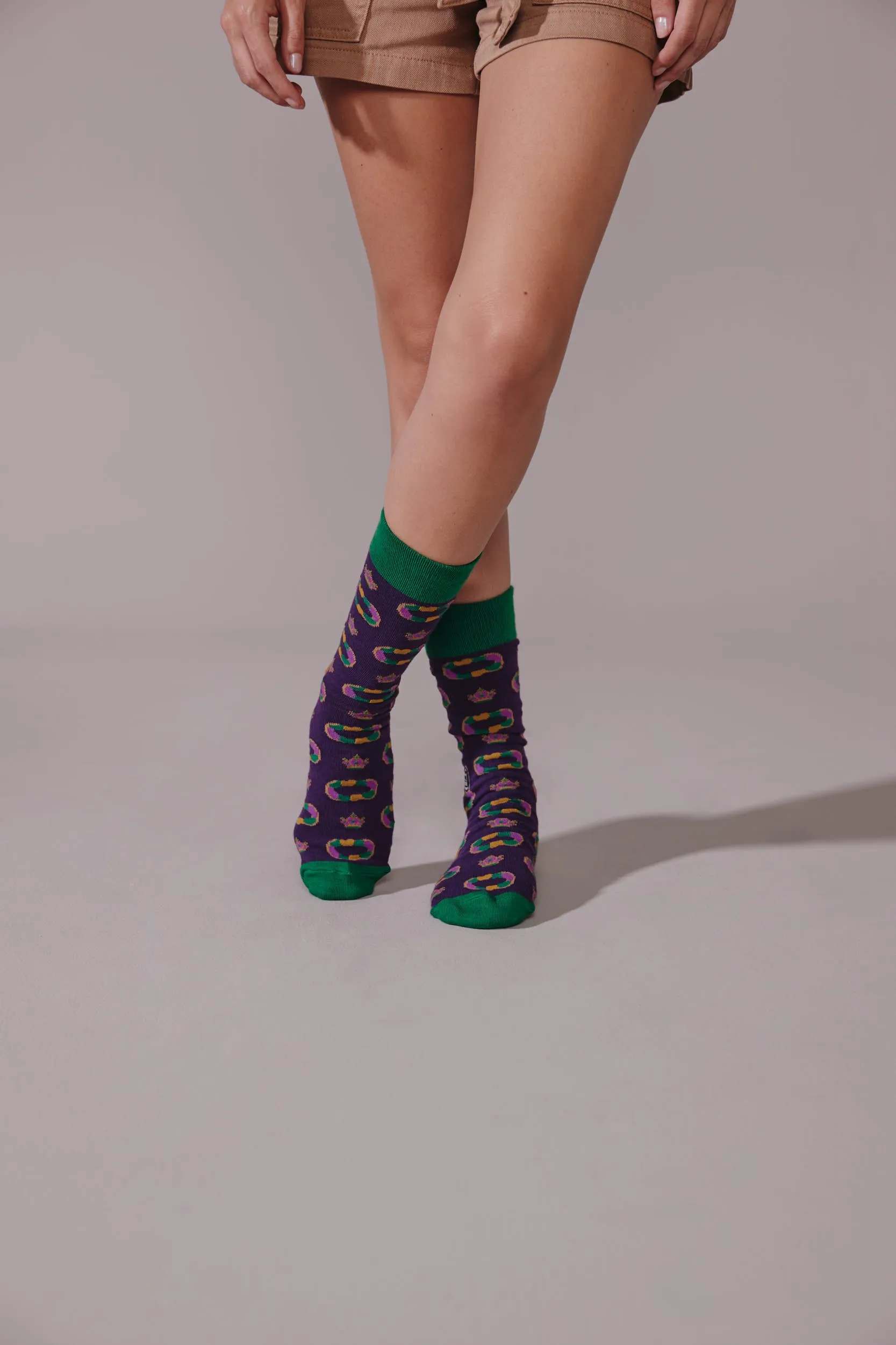 King Cake Socks